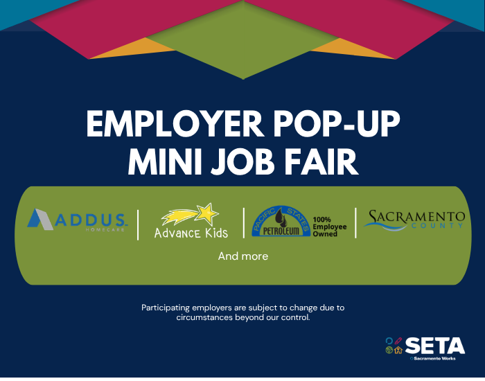 Employer Pop-Up Mini Job Fair thumbnail April 2026