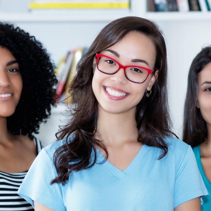 Group of youth smiling